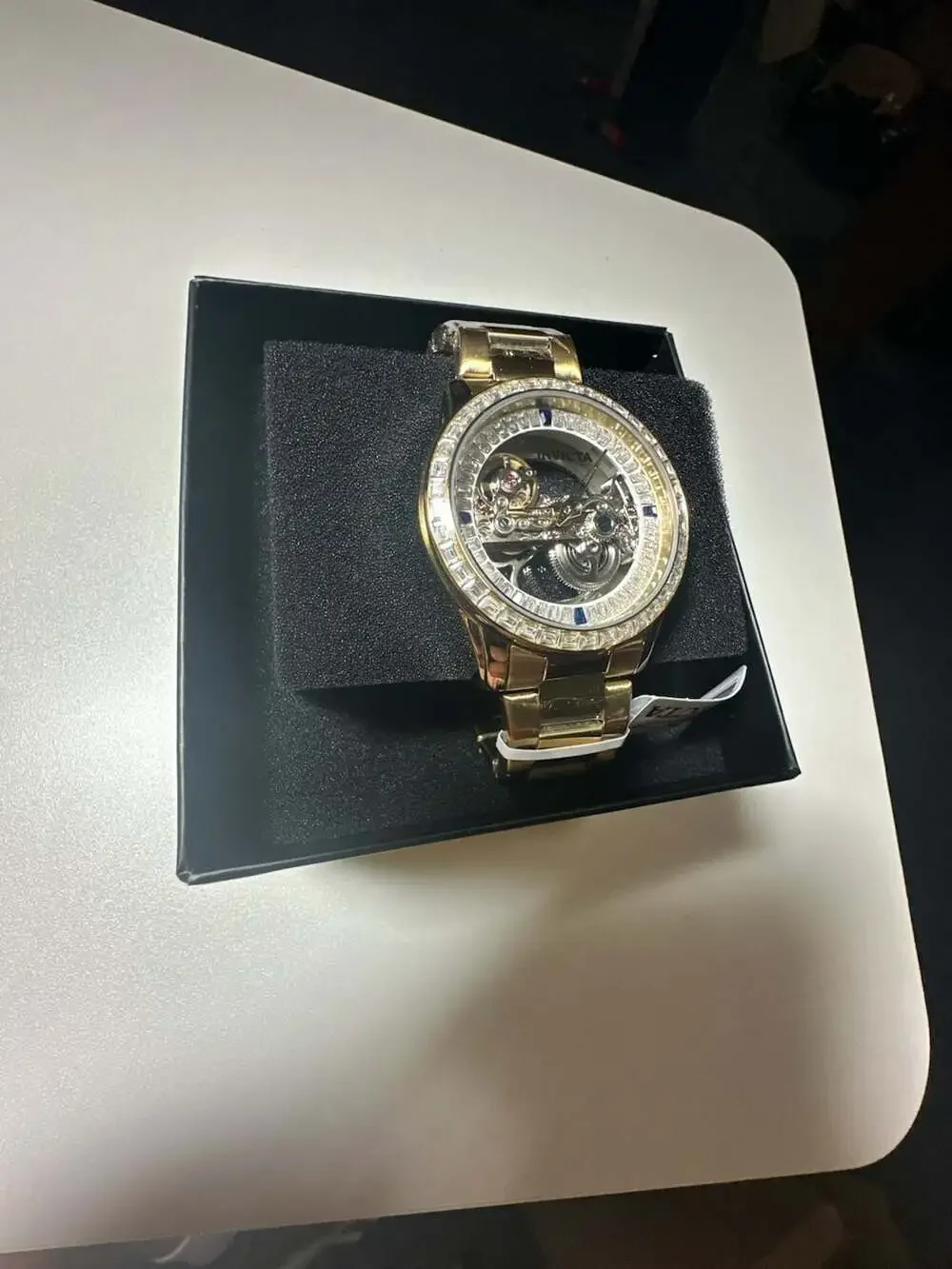 Invicta Objet D Art Idyll Automatic Men's Watch w/ Skeleton Dial - 43mm. Gold